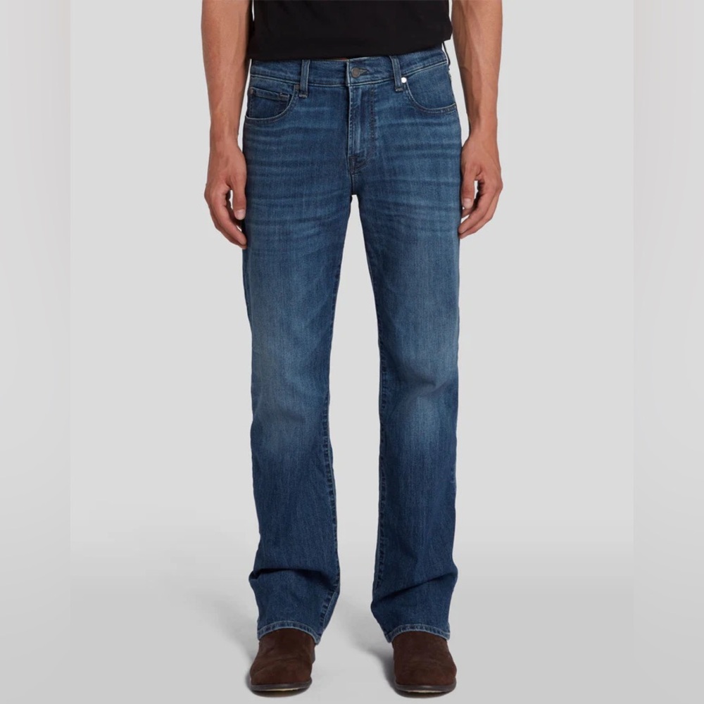 ⭐️NWOT⭐️7 For All Mankind Men's Bootcut Jeans in Medium Blue